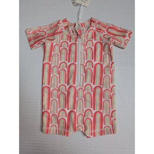 Kate Quinn Rainbow Swimsuit Rash guard Shortie 3-6 Months Swim
